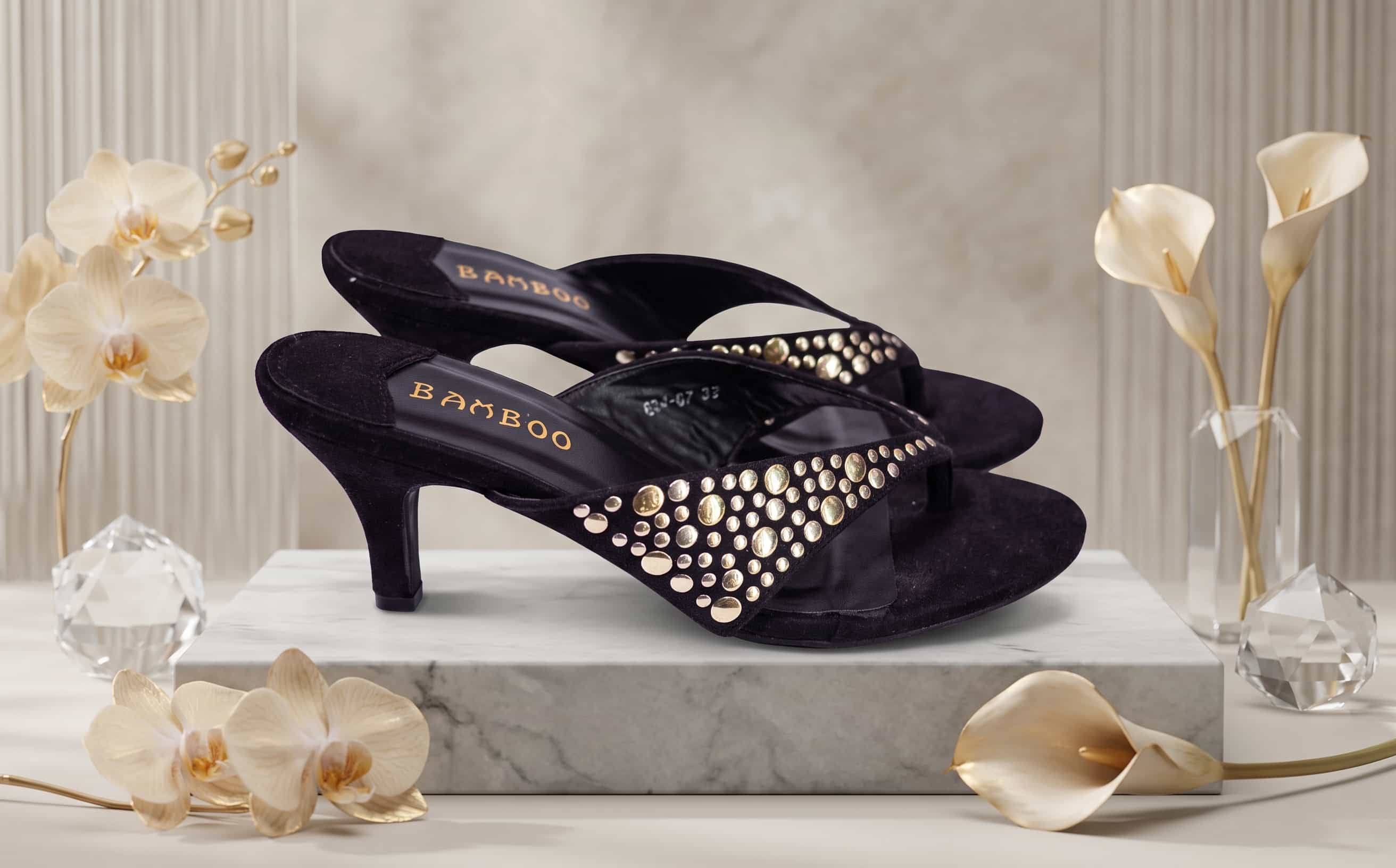 Pantoufles premium à talons - Bamboo