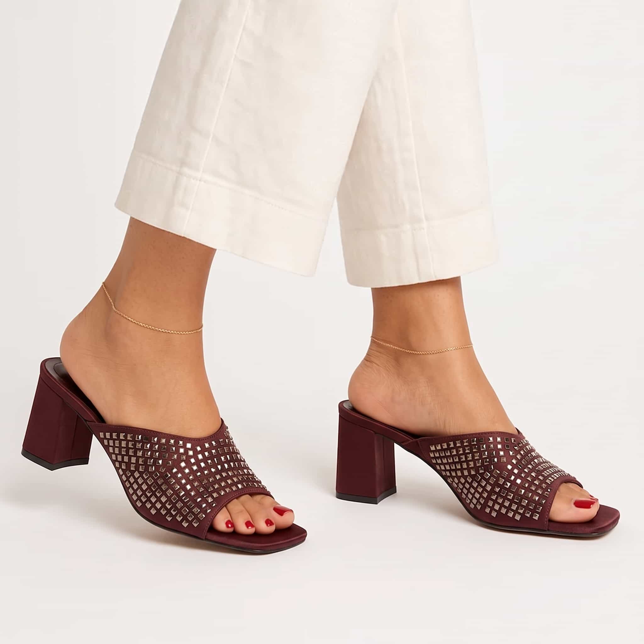 Talons Bordeaux ZARA
