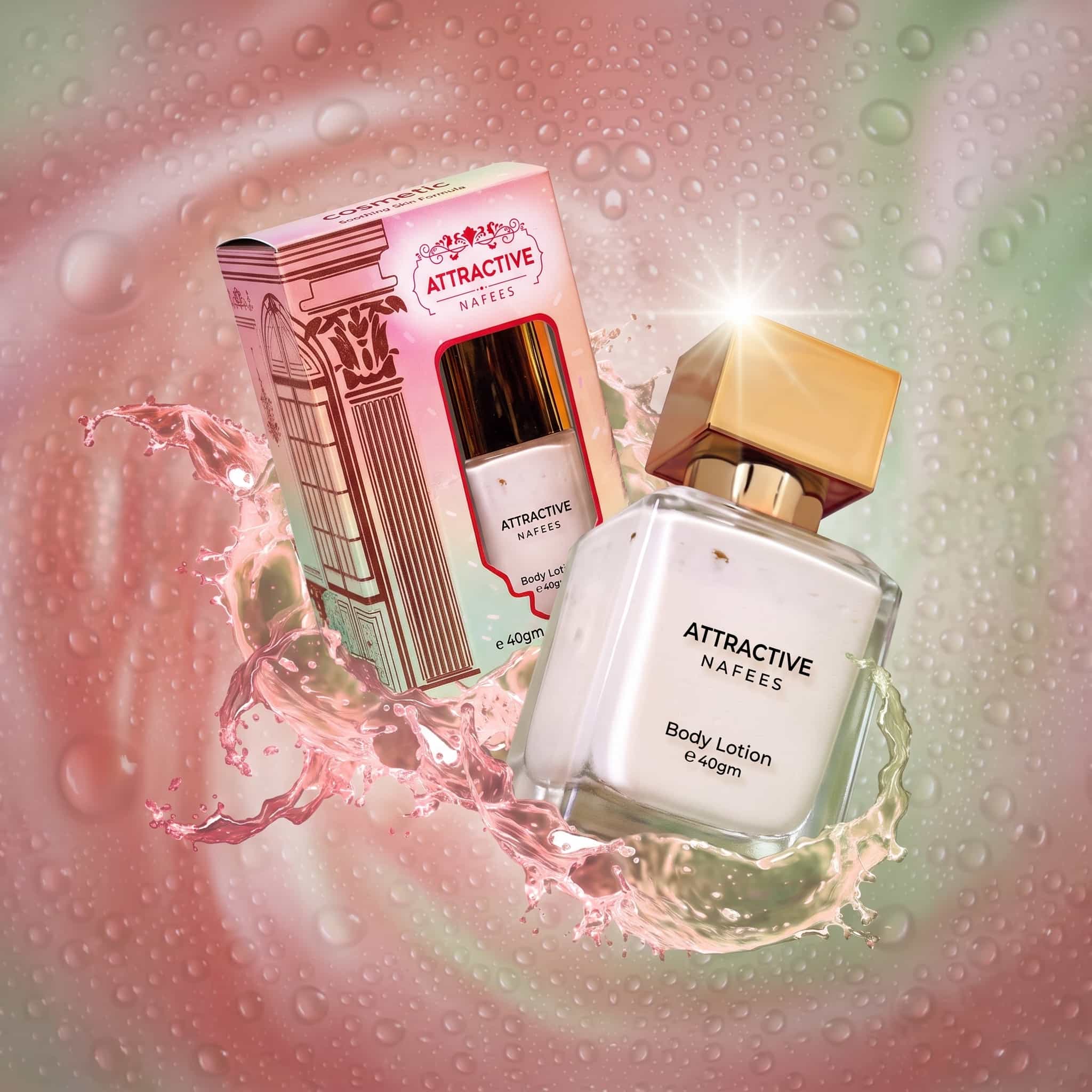 Lait Corporel Parfumé Attractive – Collection Nafees